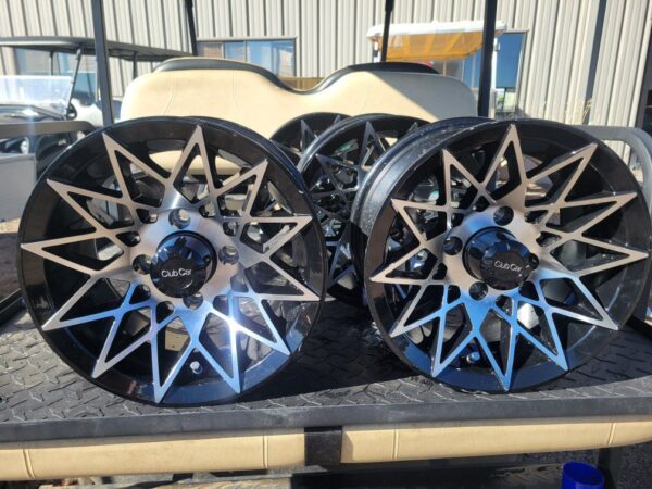 Club Car Athena 12x6 Golf Cart Wheels