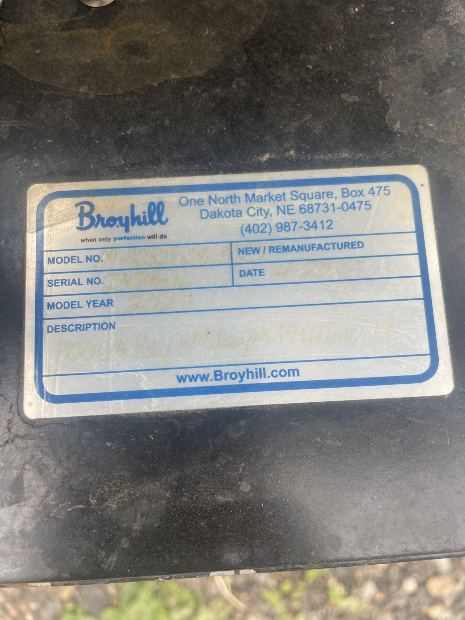 2023 Broyhill Sprayer