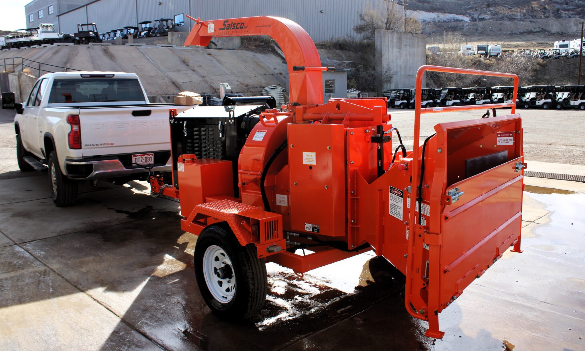 Salsco 810 Hydraulic Chipper