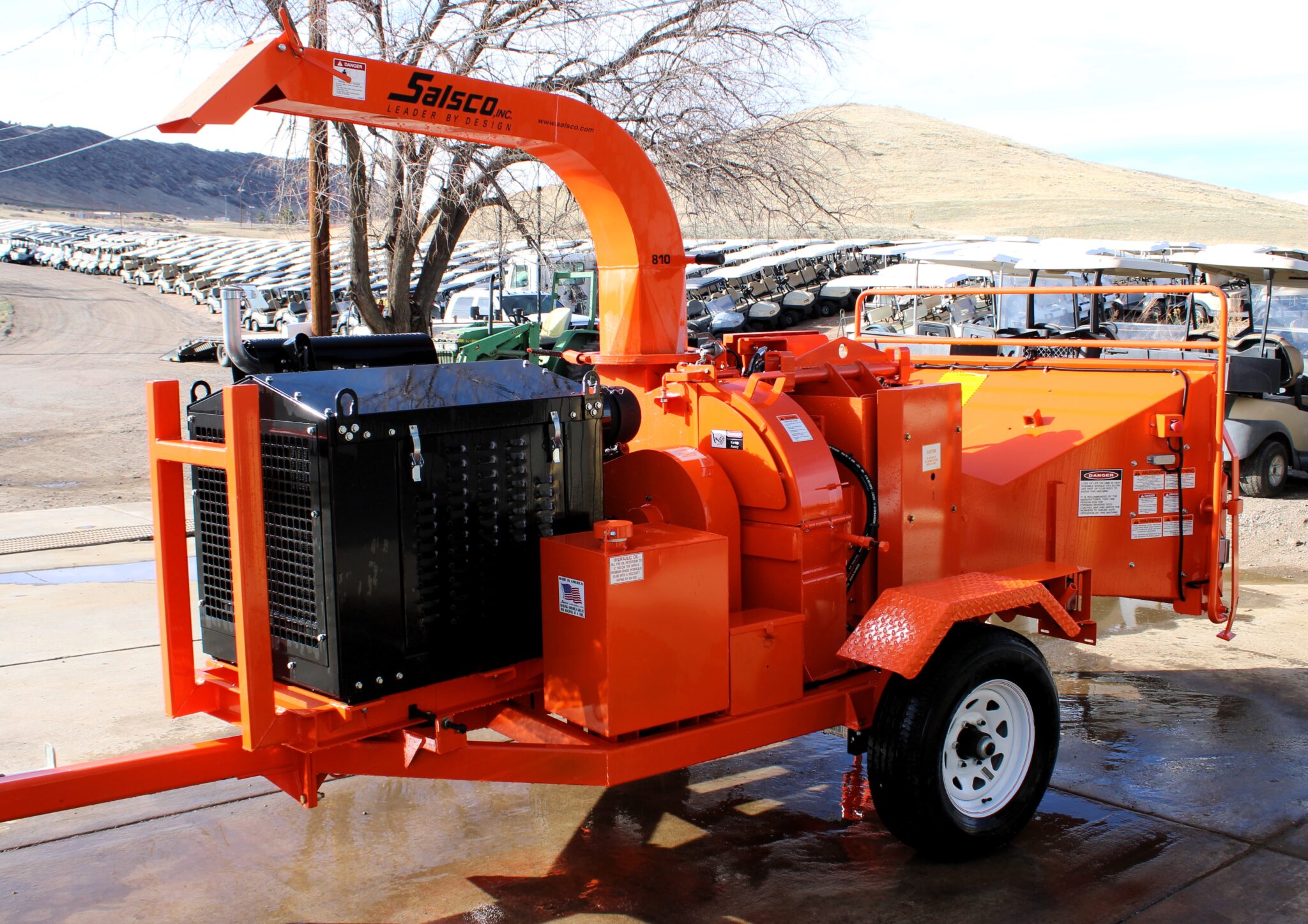 Salsco 810 Hydraulic Chipper