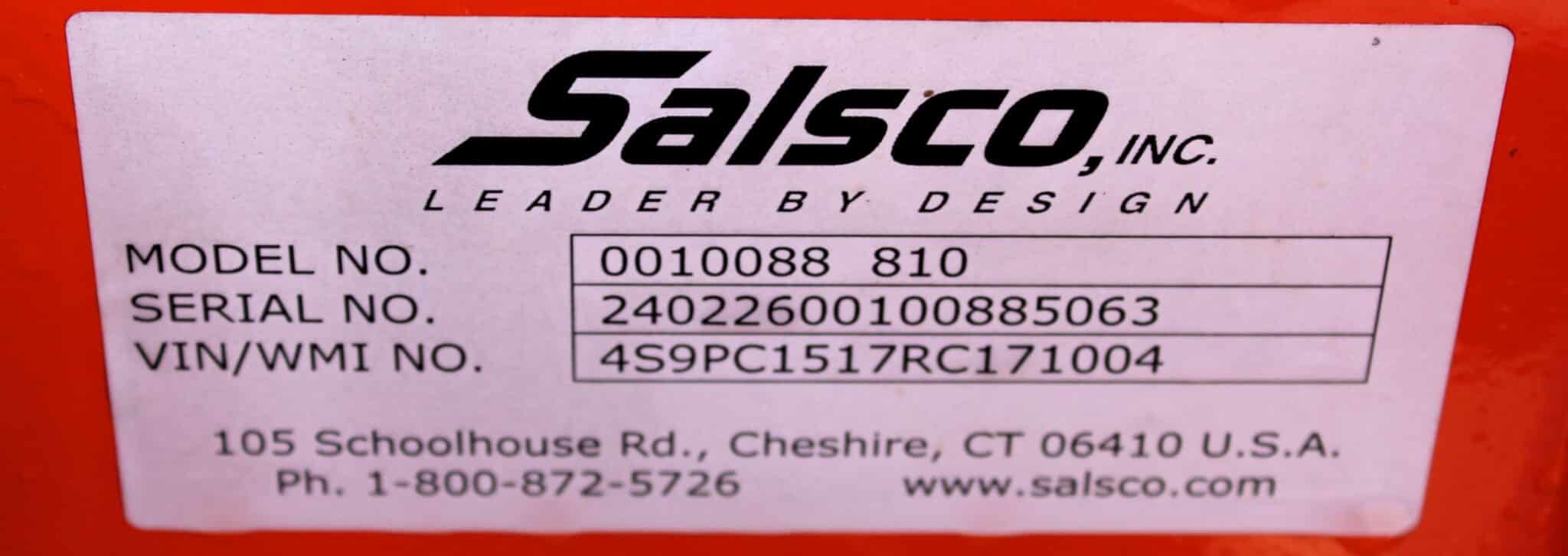 Salsco 810 Hydraulic Chipper